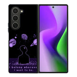 I Belong Wherever I Want To Be Samsung Galaxy Z Fold 6 5G 2024 Case OV11114