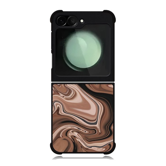 Marble Brown Samsung Galaxy Z Flip 6 5G 2024 Case OV11134