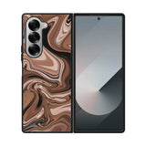 Marble Brown Samsung Galaxy Z Fold 7 5G Case QC11134