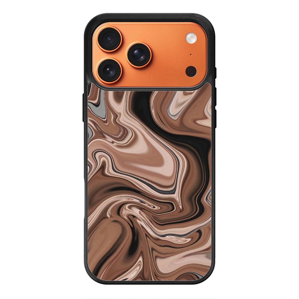Marble Brown iPhone 17 Pro Case QC11134