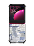 Newspaper Vintage Motorola Moto Razr Plus 2023 , Moto Razr+ 2023 Case OV10987