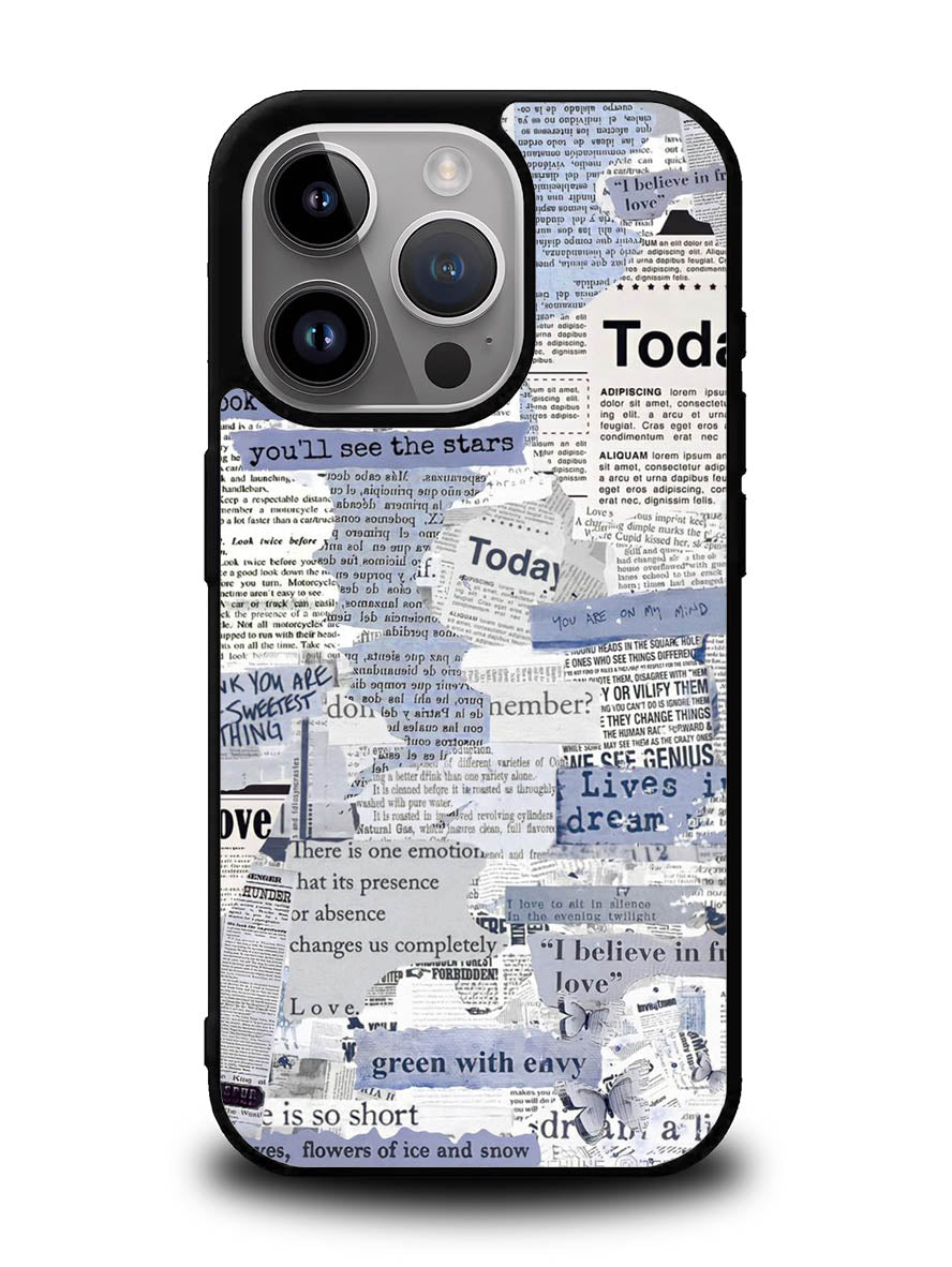 Newspaper Vintage iPhone 16 Pro Max Case OV10987