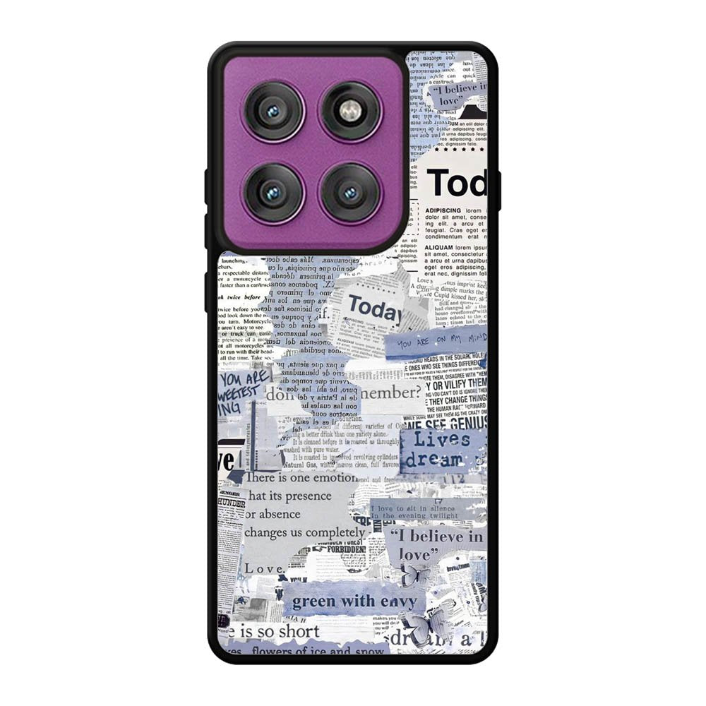 Newspaper Vintage Motorola Moto Edge 60 Pro Case OV10987