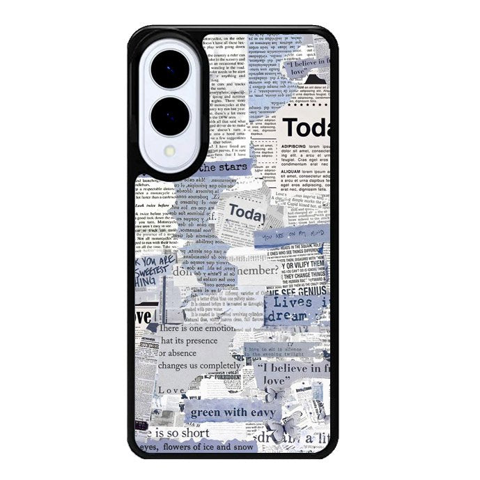 Newspaper Vintage Samsung Galaxy S25 Edge 5G Case OV10987