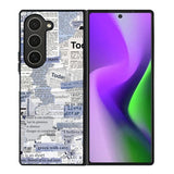 Newspaper Vintage Samsung Galaxy Z Fold 6 5G 2024 Case OV10987