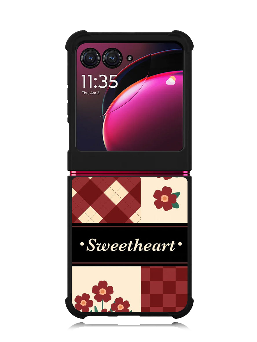 Red Sweetheart Motorola Moto Razr Plus 2023 , Moto Razr+ 2023 Case OV11012