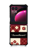 Red Sweetheart Motorola Moto Razr Plus 2023 , Moto Razr+ 2023 Case OV11012