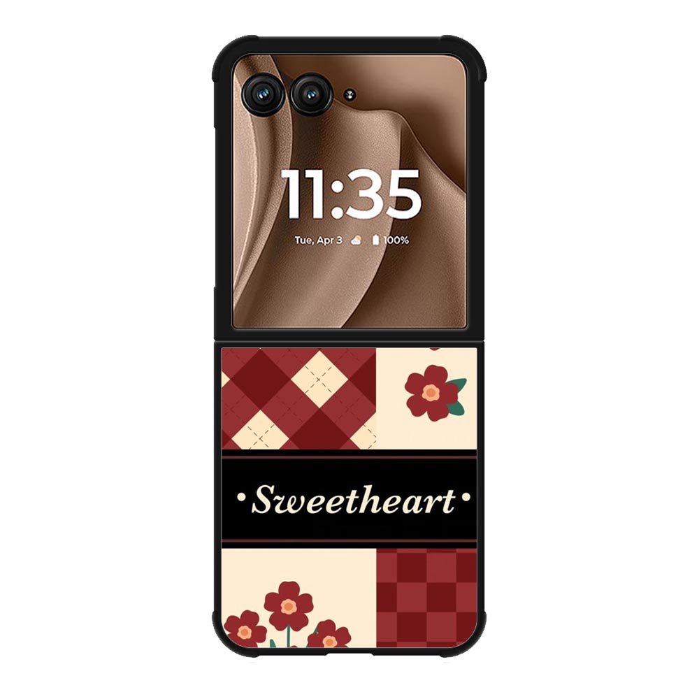 Red Sweetheart Motorola Moto RAZR Plus 2025 Case OV11012