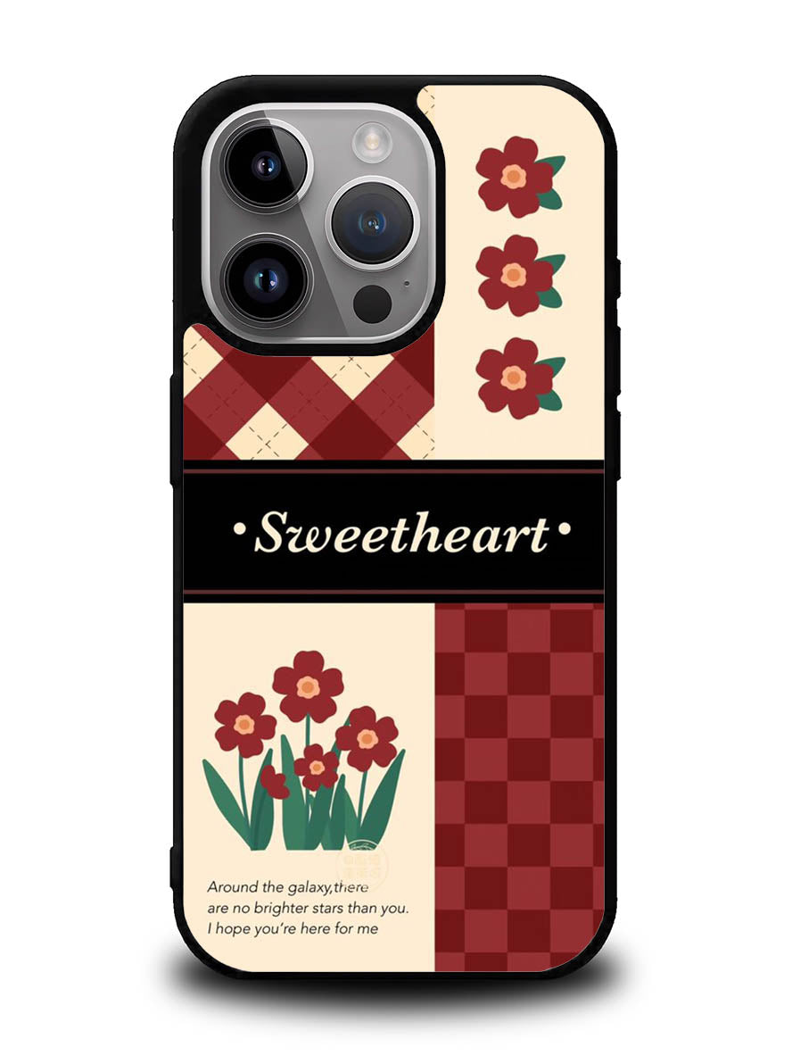 Red Sweetheart iPhone 14 Pro Max Case QC11012