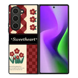 Red Sweetheart Samsung Galaxy Z Fold 6 5G 2024 Case OV11012