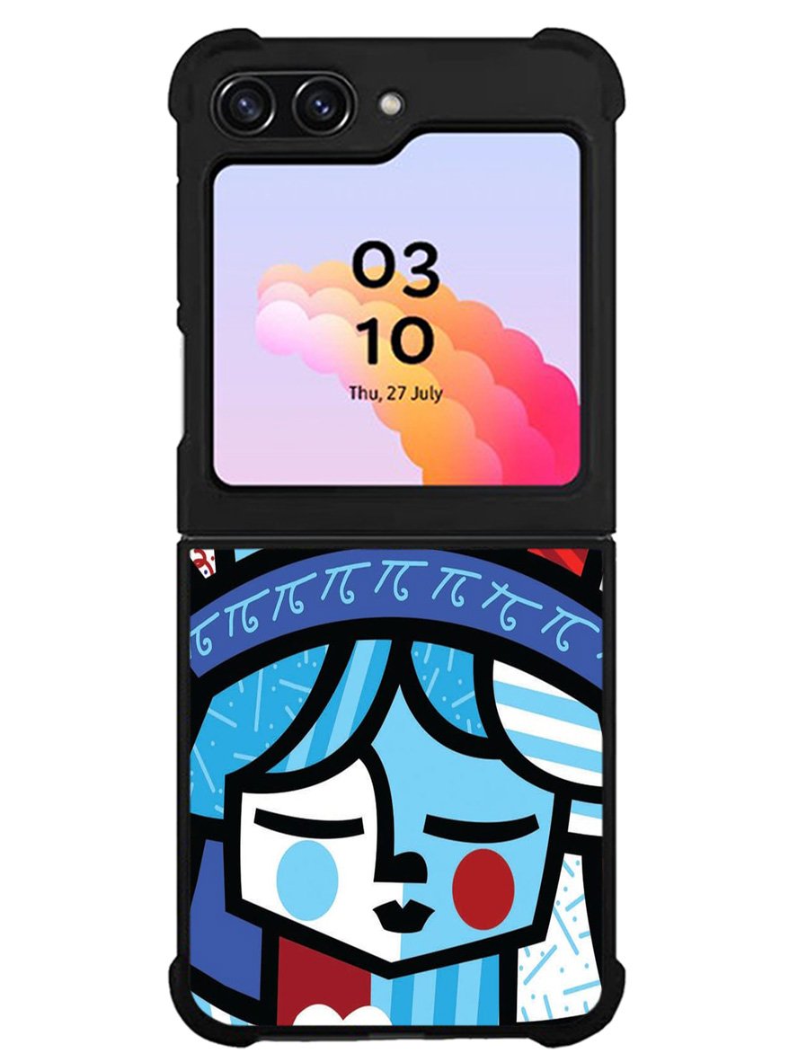 Romero Britto Statue Of Liberty Samsung Galaxy Z Flip 5 5G 2023 Case OV11014