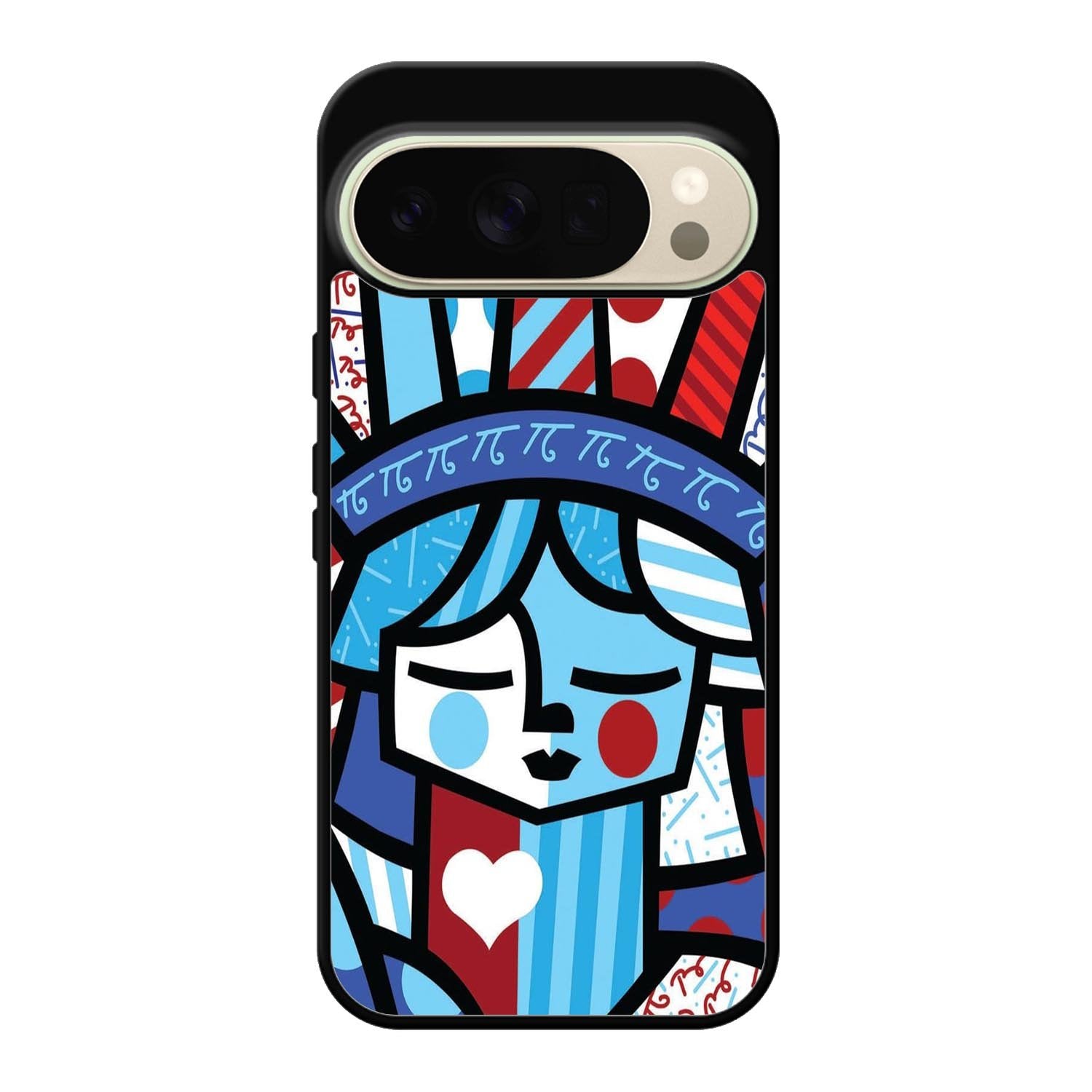 Romero Britto Statue Of Liberty Google Pixel 10 Pro XL Case QC11014