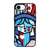 Romero Britto Statue Of Liberty iPhone 17e Case QC11014