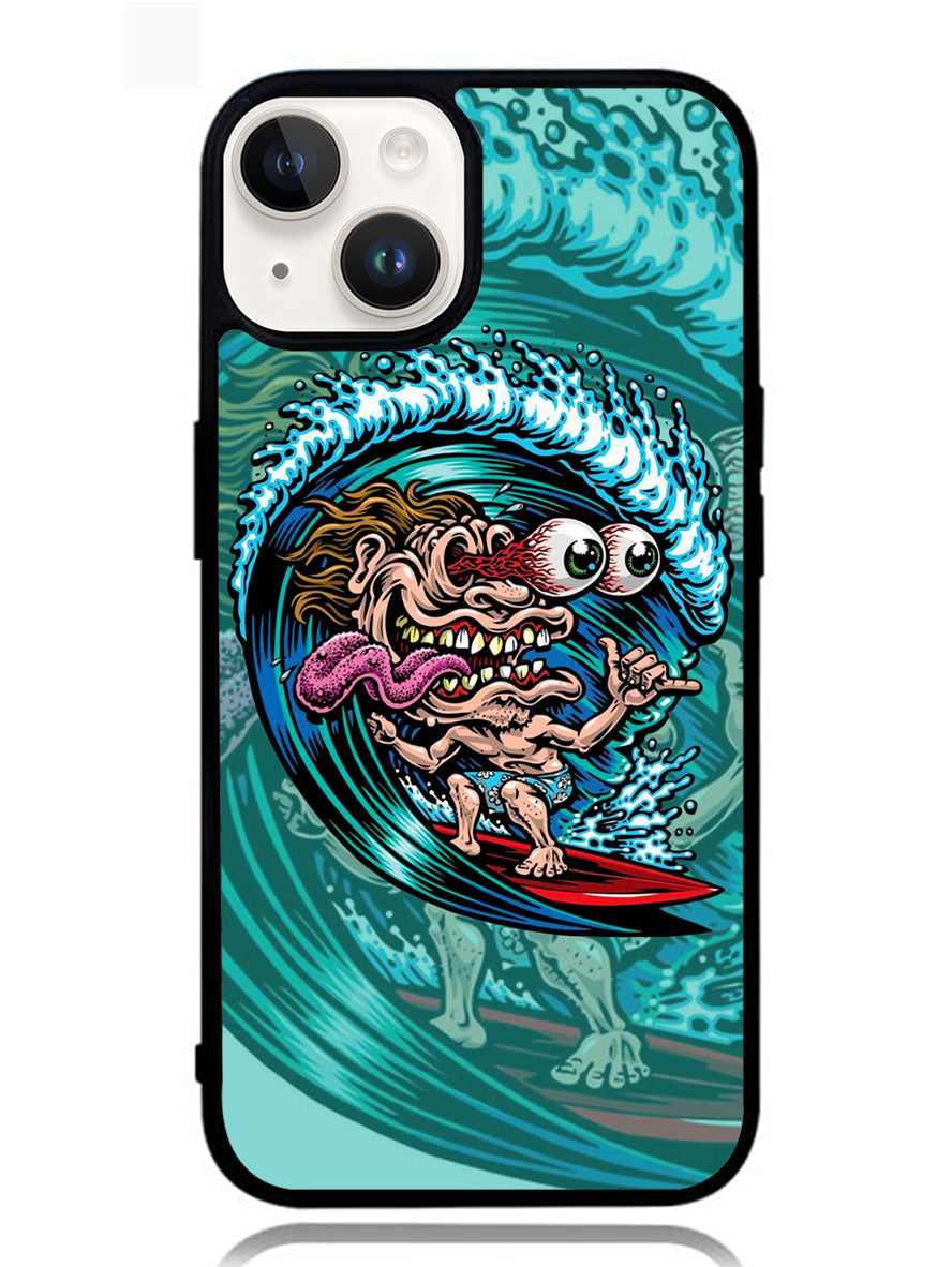Skateboard Art Surfing iPhone 14 Plus Case OV11027