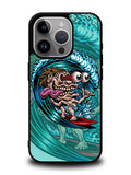 Skateboard Art Surfing iPhone 16 Pro Max Case