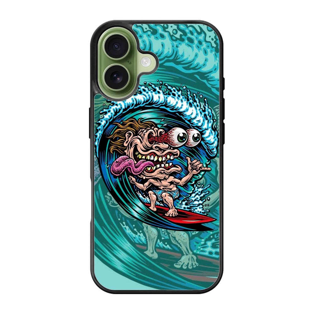 Skateboard Art Surfing iPhone 17 Case