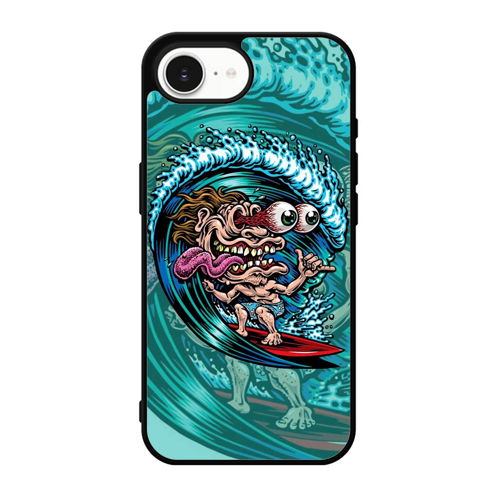 Skateboard Art Surfing iPhone 17e Case