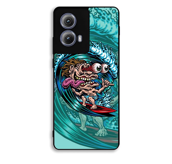 Skateboard Art Surfing Motorola Moto Edge 2024 Case OV8298