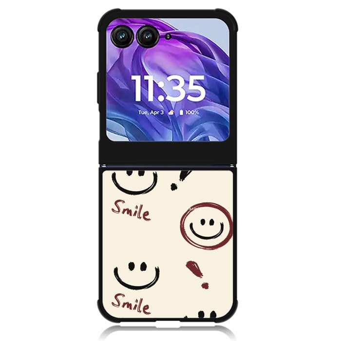 Smile Emoticon Motorola Moto Razr Plus 2024 , Moto Razr+ 2024 Case OV11031