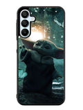 Baby Yoda In The Forest Love Butterfly Samsung Galaxy A25 5G Case