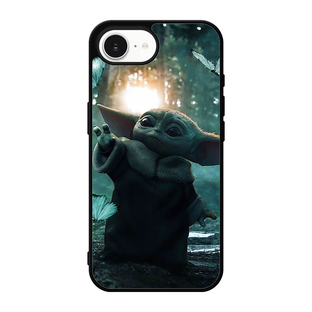 Baby Yoda In The Forest Love Butterfly iPhone 17e Case