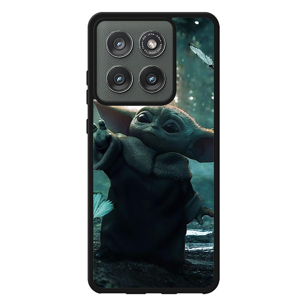Baby Yoda In The Forest Love Butterfly Motorola Moto Edge 2025 Case