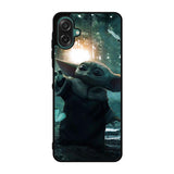 Baby Yoda In The Forest Love Butterfly Samsung Galaxy A07 Case
