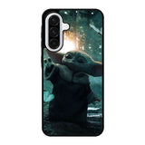 Baby Yoda In The Forest Love Butterfly Samsung Galaxy A56 Case OV6739