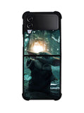 Baby Yoda In The Forest Love Butterfly Samsung Galaxy Z Flip 4 5G 2022 Case