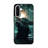 Baby Yoda In The Forest Love Butterfly Samsung Galaxy A36 Case OV5237