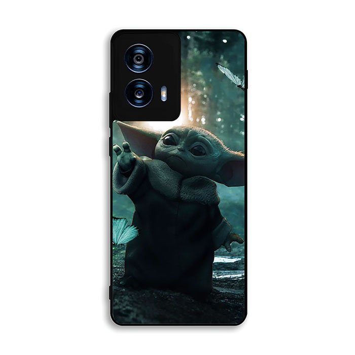 Baby Yoda In The Forest Love Butterfly Motorola Moto G Power 5G 2024 Case OV5237