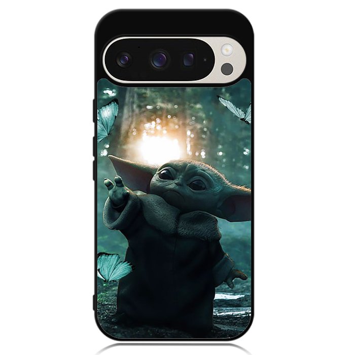 Baby Yoda In The Forest Love Butterfly Google Pixel 9 | Pixel 9 Pro Case