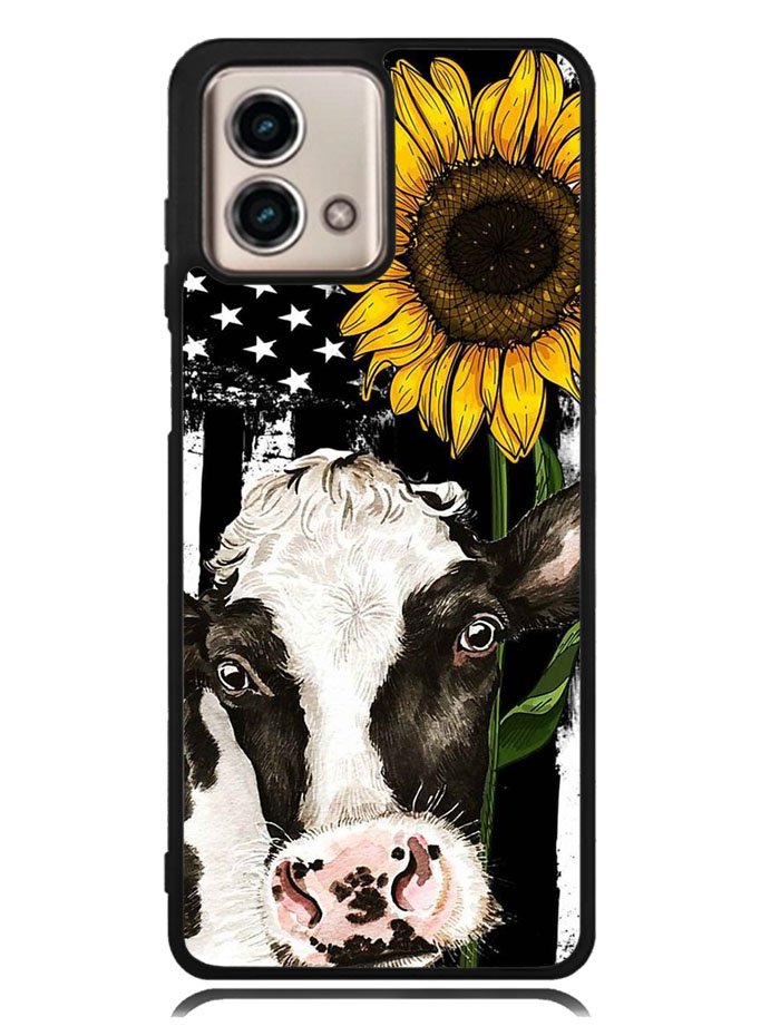 Cow Sunflower Motorola Moto G Stylus 5G 2023 Case OV10919