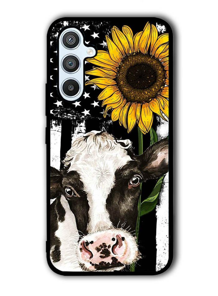 Cow Sunflower Samsung Galaxy A14 5G Case QC10919