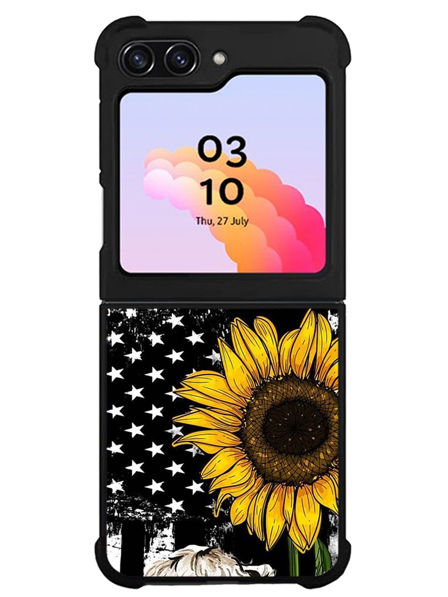 Cow Sunflower Samsung Galaxy Z Flip 5 5G 2023 Case OV10919