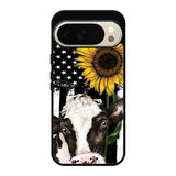 Cow Sunflower Google Pixel 10 Pro Case QC10919