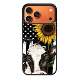 Cow Sunflower iPhone 17 Pro Max Case QC10919