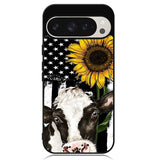 Cow Sunflower Google Pixel 9 Pro XL Case OV10919