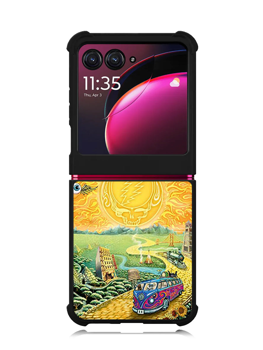 Grateful Dead Golden Road Motorola Moto Razr Plus 2023 , Moto Razr+ 2023 Case