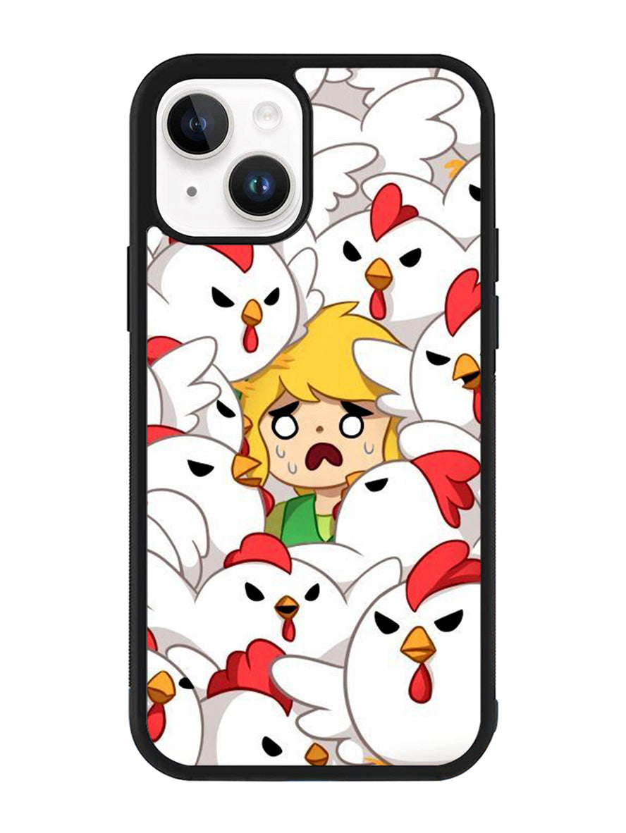 Legend of Zelda Angry Cuckoos iPhone 14 Case QC10888