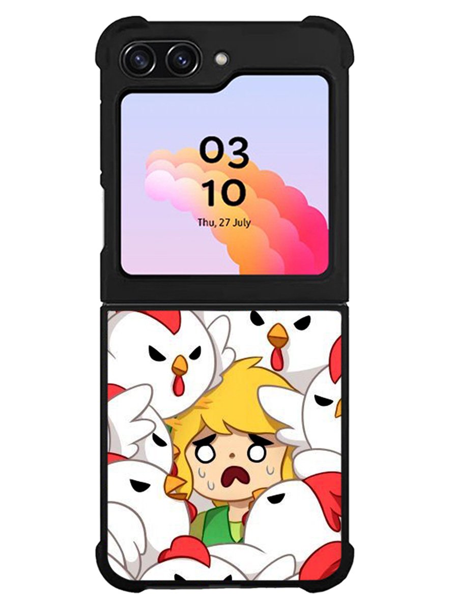 Legend of Zelda Angry Cuckoos Samsung Galaxy Z Flip 5 5G 2023 Case OV10888