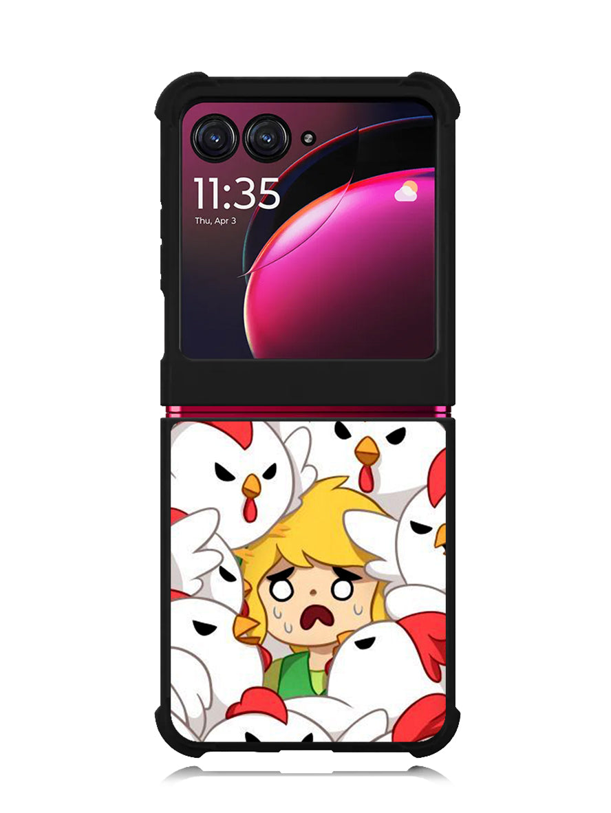 Legend of Zelda Angry Cuckoos Motorola Moto Razr Plus 2023 , Moto Razr+ 2023 Case OV10888