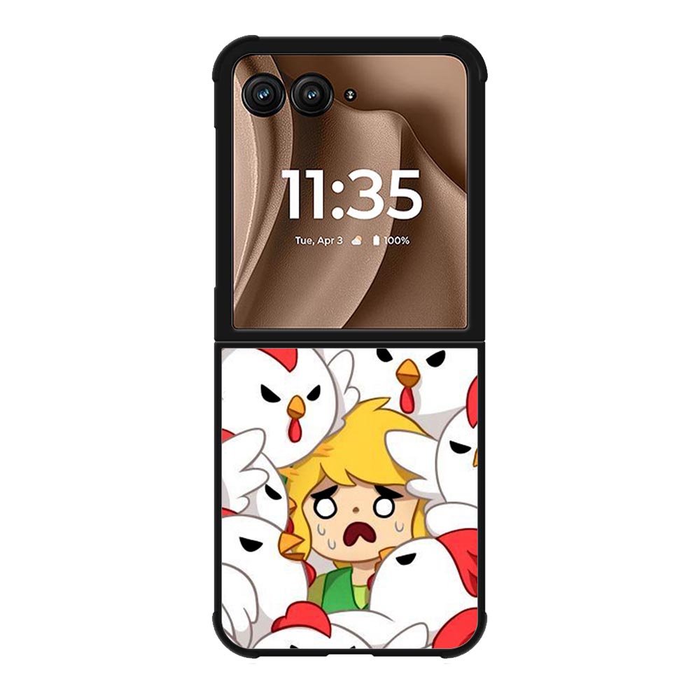 Legend of Zelda Angry Cuckoos Motorola Moto RAZR Plus 2025 Case OV10888