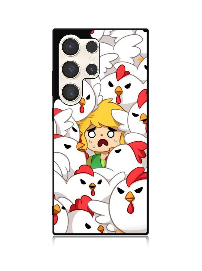 Legend of Zelda Angry Cuckoos Samsung Galaxy S25 Ultra 5G Case QC10888