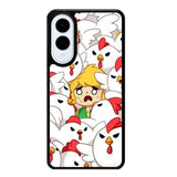 Legend of Zelda Angry Cuckoos Samsung Galaxy S25 Edge 5G Case OV10888