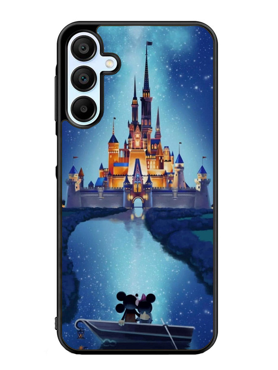 Mickey Minnie Cinderella Castle Samsung Galaxy A25 5G Case