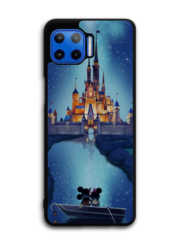 Mickey Minnie Cinderella Castle Motorola Moto One 5G Case , Moto One 5G UW Case , Moto G 5G Plus Case