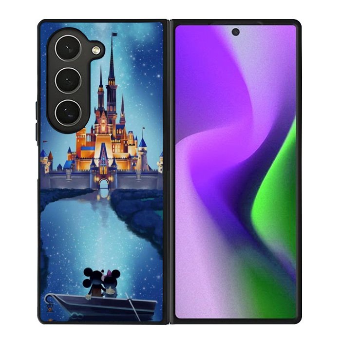 Mickey Minnie Cinderella Castle Samsung Galaxy Z Fold 6 Case