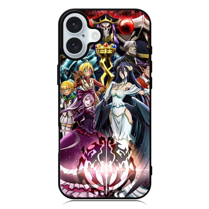 Overlord All Character Anime iPhone 16 Case