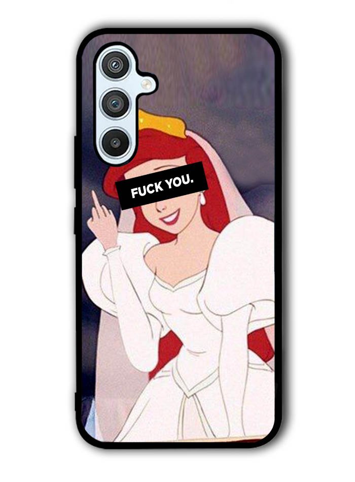 Princess Ariel Middle Finger Samsung Galaxy A14 5G Case QC10794
